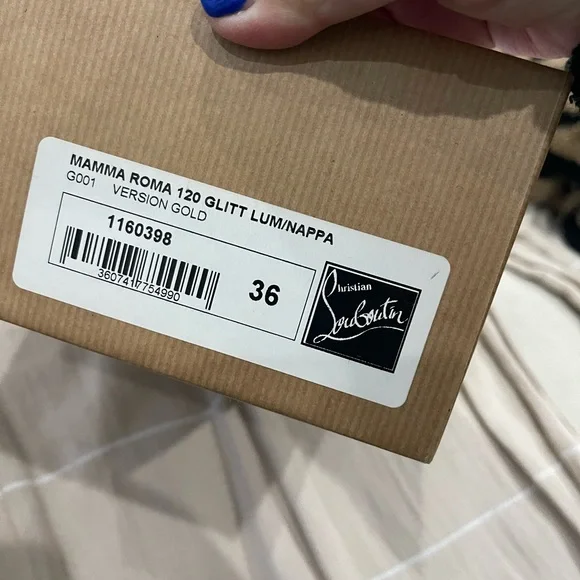 CHRISTIAN LOUBOUTIN SIZE 36